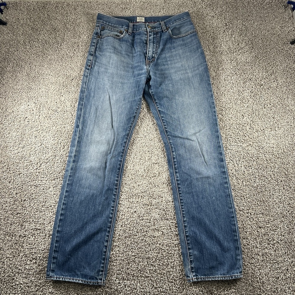 J Crew Jeans Mens 31x32 (Fits 30x30) Vintage Slim Straight Denim Workwear Casual